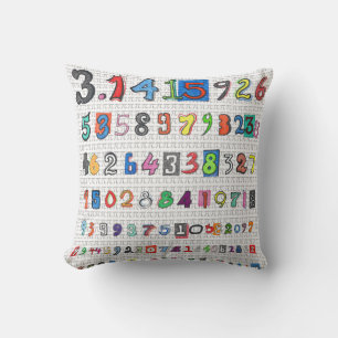 Colorful Pi Kussen