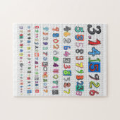 Colorful Pi Legpuzzel (Horizontaal)