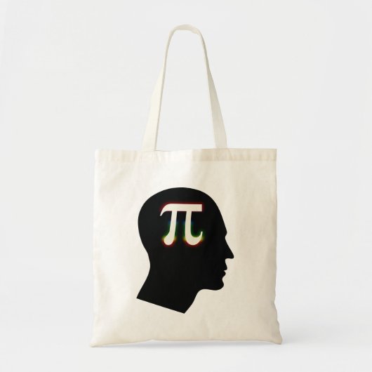 Colorful Pi Mind - wiskunde Bag Tote Bag (Voorkant)