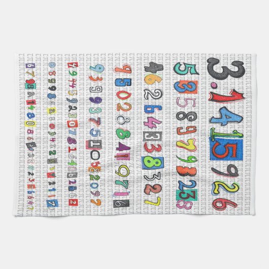 Colorful Pi Theedoek (Horizontaal)