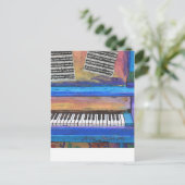 Colorful Piano Briefkaart (Staand voorkant)