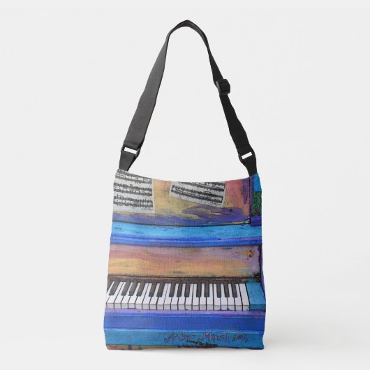 Colorful Piano Crossbody Tas (Voorkant)
