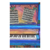 Colorful Piano Foto Afdruk (Voorkant)