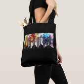 Colorful Piano Keys Music Lover Pianist Tote Bag (Dichtbij)