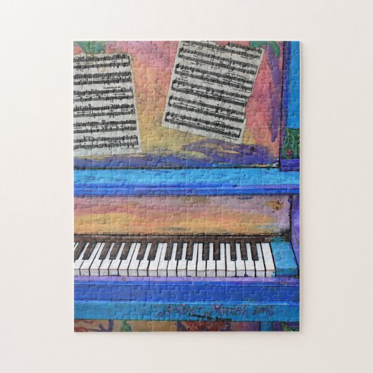 Colorful Piano Legpuzzel (Verticaal)