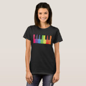 Colorful Piano T-shirt (Voorkant volledig)