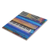 Colorful Piano Tegeltje (Zijkant)