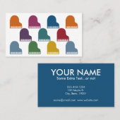 Colorful Pianos-Visitekaartjes Visitekaartje (Voorkant / Achterkant)