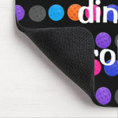 Colorful Pickleball met Funny Quote Muismat (Hoek)