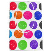 Colorful Pickleball op White Medium Cadeauzakje (Voorkant)