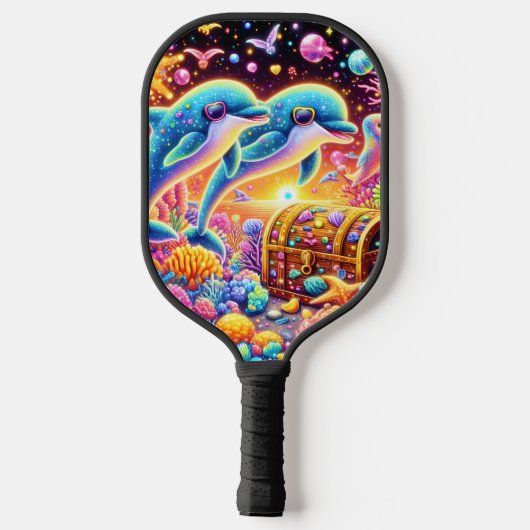 Colorful Pickleball Paddle (Achterkant)