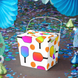 Colorful, Pickleball Paddles, Oranje Pickleballen Bedankdoosjes