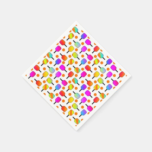 Colorful, Pickleball Paddles, Oranje Pickleballen Servet (Hoek)