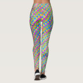 Colorful Pickleball Polkadots Leggings (Achterkant)