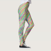 Colorful Pickleball Polkadots Leggings (Rechts)