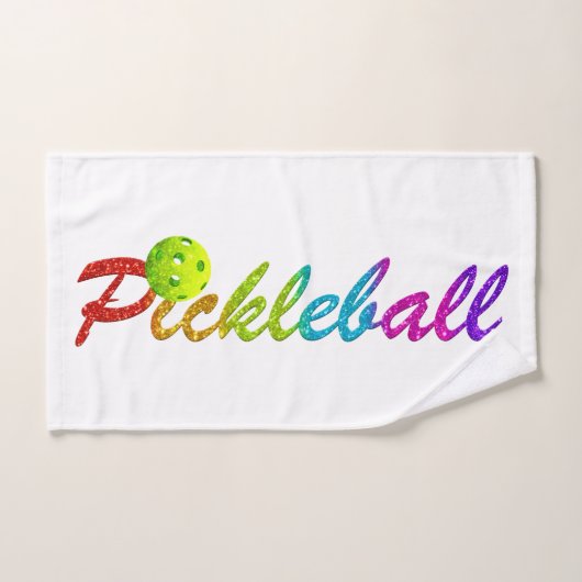 Colorful Pickleball Sweat Towel Handdoek (Handdoek)