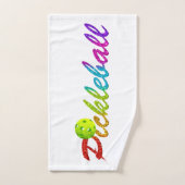 Colorful Pickleball Sweat Towel Handdoek (Handdoek)
