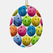 Colorful Pickleballetjes - Keramisch Ornament (Rechts)