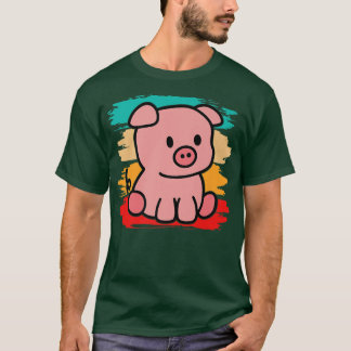Colorful Pig I Pig Art I Cute Pig I Kinder Pig Pre T-shirt
