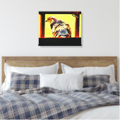 Colorful Pigeon Canvas Afdruk (Insitu (Slaapkamer))