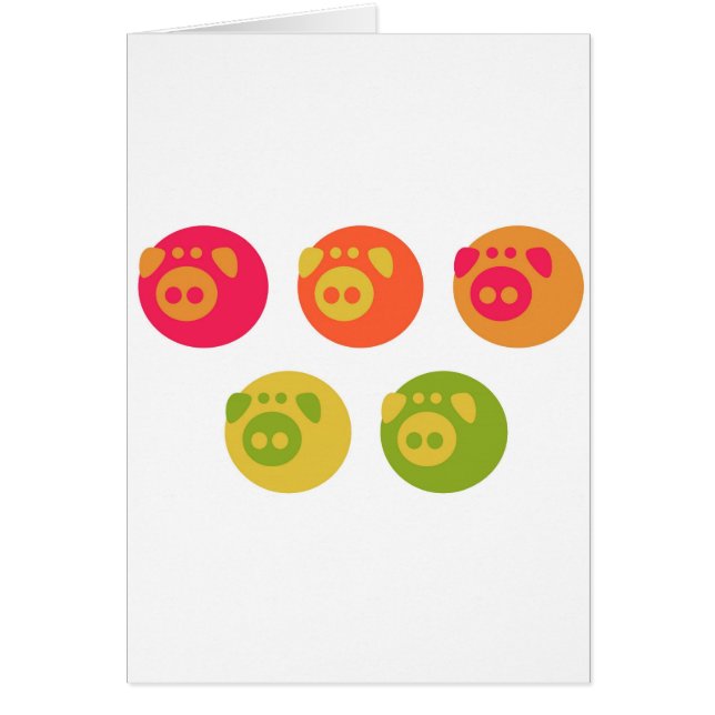 Colorful Piggies (Voorkant)