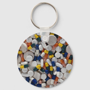 Colorful Pills Sleutelhanger