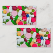 Colorful Pills Visitekaartje (Voorkant / Achterkant)