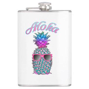 Colorful Pineapple Hawaiian Aloha Heupfles
