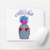 Colorful Pineapple Hawaiian Aloha Muismat (Met muis)