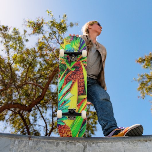 COLORFUL PINEAPPLE PATTERNS PERSOONLIJK SKATEBOARD (Buiten 1)