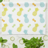 Colorful Pineapples Patroon Theedoek (Gevouwen)