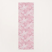Colorful Pink Floral Cherry Blossom Pattern  Yogamat (Voorkant)