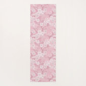 Colorful Pink Floral Cherry Blossom Pattern  Yogamat (Achterkant)