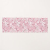 Colorful Pink Floral Cherry Blossom Pattern  Yogamat (Voorkant (horizontaal))