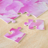 Colorful Pink Peonies Floral Botanical Flowers Legpuzzel (Zijkant)