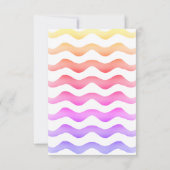 Colorful Pink Stars Birthday Kinder Girl Foto Bedankkaart (Achterkant)