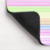 Colorful Pinstripes Muismat (Hoek)
