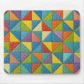 Colorful Pinwheel Quilt Design Muismat (Voorkant)
