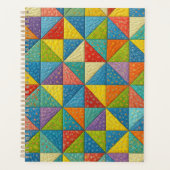 Colorful Pinwheel Quilt Design Planner (Voorkant)