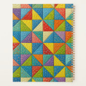 Colorful Pinwheel Quilt Design Planner (Achterkant)