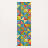 Colorful Pinwheel Quilt Design Yogamat (Voorkant)
