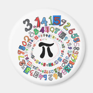 Colorful Piral of Pi Berekend Magneet