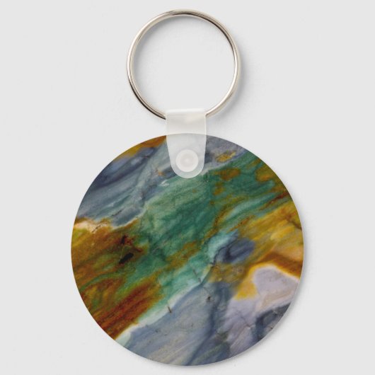 Colorful Piute Jasper Sleutelhanger (Voorkant)
