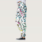 Colorful Pixel blokkeert Leggings (Links)
