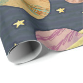 Colorful Planets Cadeaupapier (Rol Hoek)