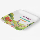 Colorful Playground Birthday Party Papieren Bordje (Gebogen)