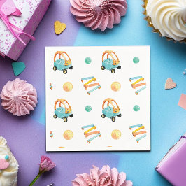 Colorful Playground Birthday Party Servet