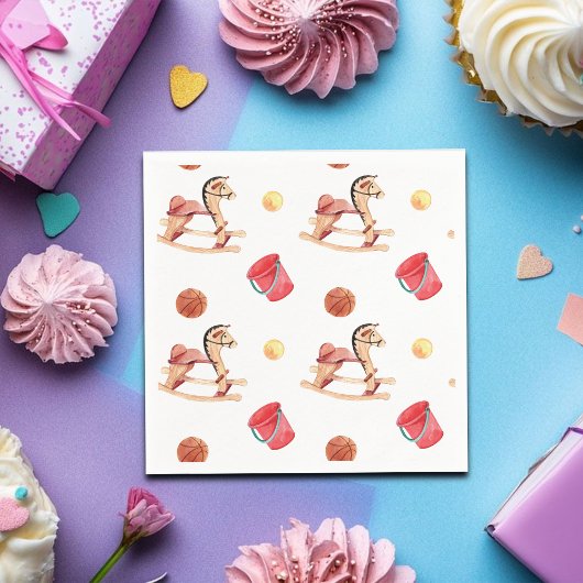 Colorful Playground Birthday Party Servet