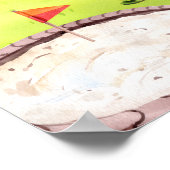 Colorful Playground Birthday Party Welcome Poster (Hoek)