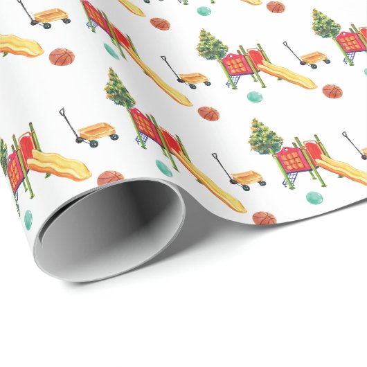 Colorful Playground  Cadeaupapier (Rol Hoek)